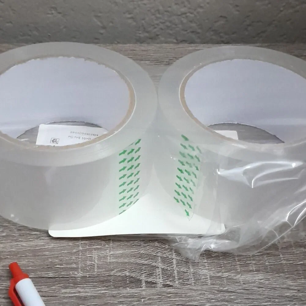 Pen+Gear Clear Packaging Tape 2 Rolls 1.88 in x 55 yd Carton Sealing